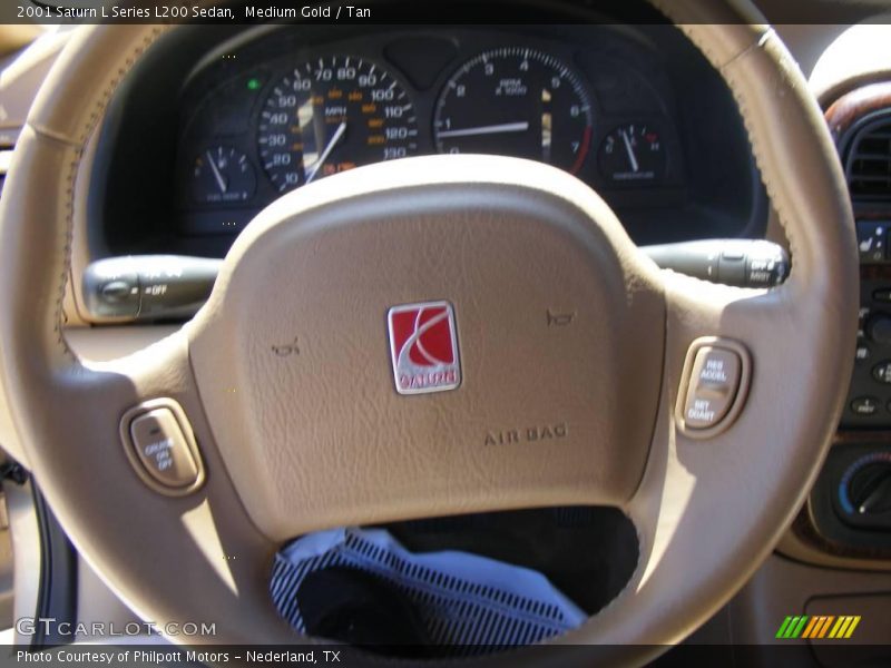 Medium Gold / Tan 2001 Saturn L Series L200 Sedan