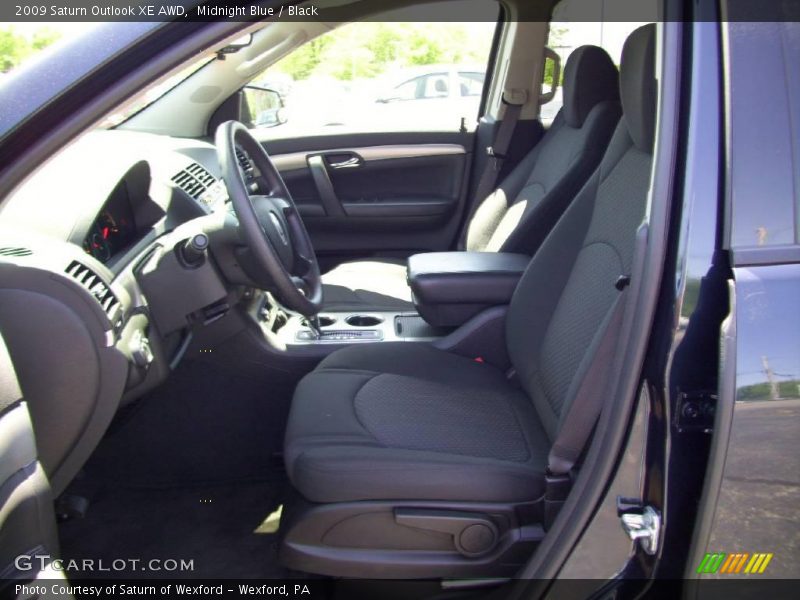 Midnight Blue / Black 2009 Saturn Outlook XE AWD