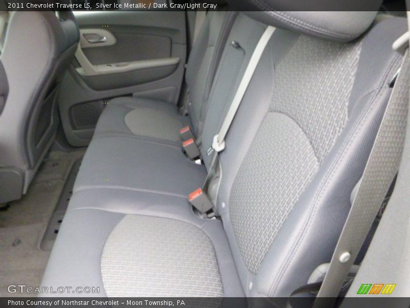 Silver Ice Metallic / Dark Gray/Light Gray 2011 Chevrolet Traverse LS
