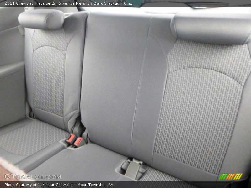 Silver Ice Metallic / Dark Gray/Light Gray 2011 Chevrolet Traverse LS