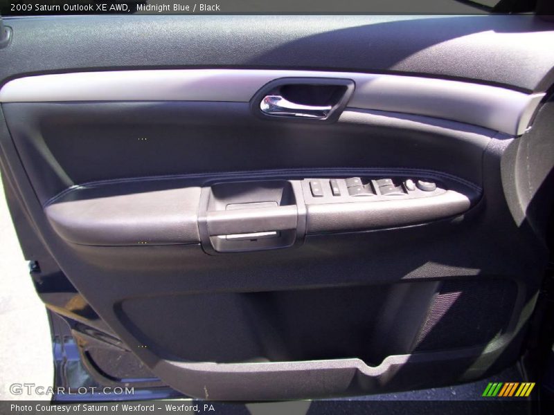Midnight Blue / Black 2009 Saturn Outlook XE AWD