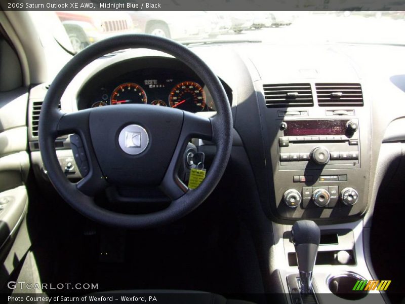 Midnight Blue / Black 2009 Saturn Outlook XE AWD