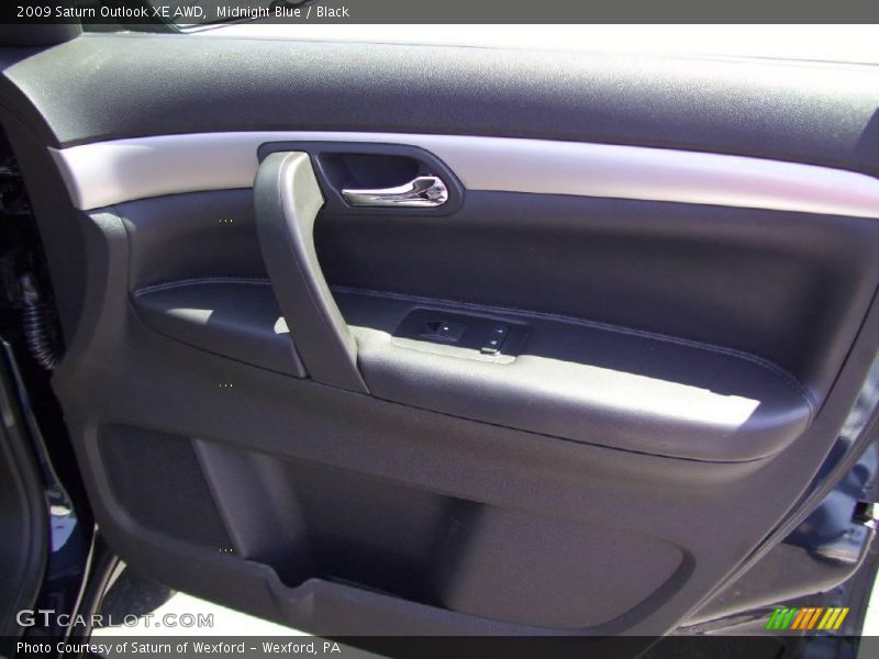 Midnight Blue / Black 2009 Saturn Outlook XE AWD