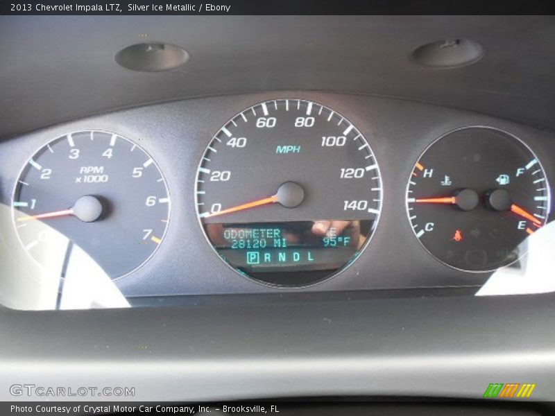 Silver Ice Metallic / Ebony 2013 Chevrolet Impala LTZ