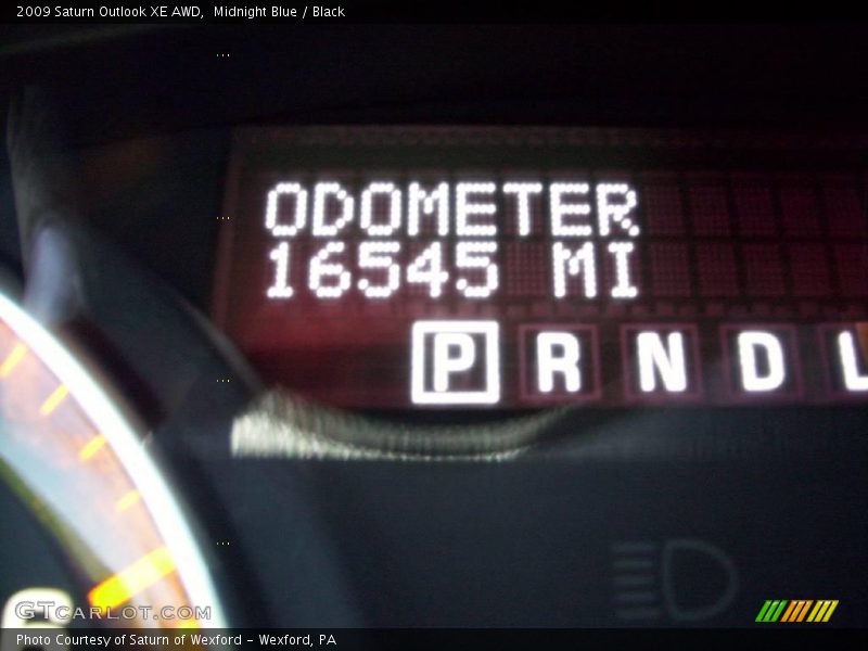 Midnight Blue / Black 2009 Saturn Outlook XE AWD
