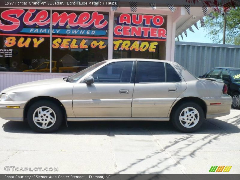 Light Taupe Metallic / Taupe 1997 Pontiac Grand Am SE Sedan