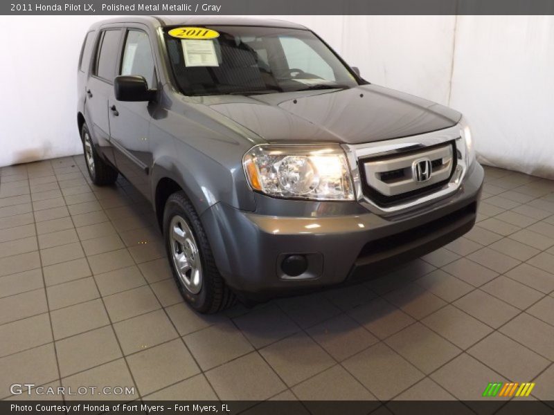 Polished Metal Metallic / Gray 2011 Honda Pilot LX