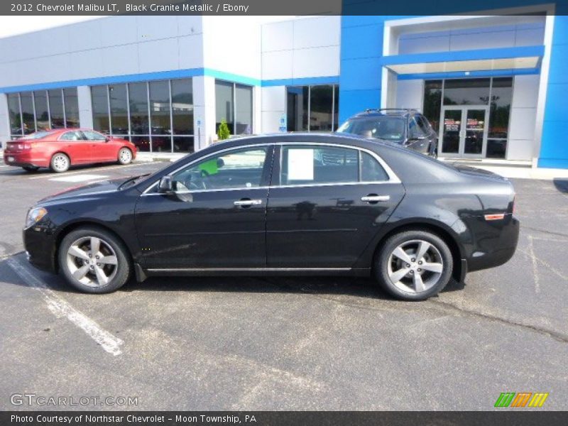 Black Granite Metallic / Ebony 2012 Chevrolet Malibu LT
