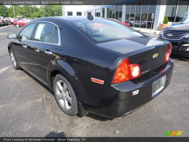 Black Granite Metallic / Ebony 2012 Chevrolet Malibu LT