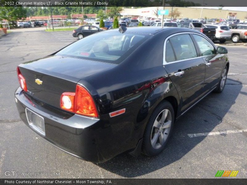 Black Granite Metallic / Ebony 2012 Chevrolet Malibu LT