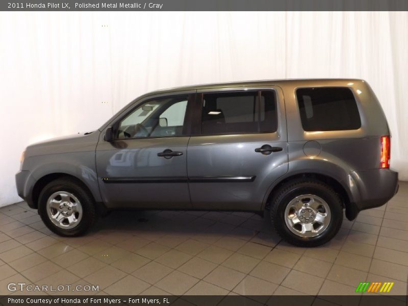 Polished Metal Metallic / Gray 2011 Honda Pilot LX