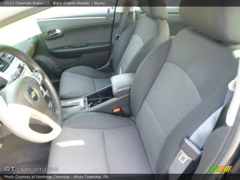 Black Granite Metallic / Ebony 2012 Chevrolet Malibu LT