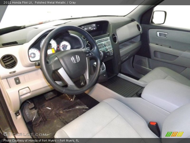 Polished Metal Metallic / Gray 2011 Honda Pilot LX