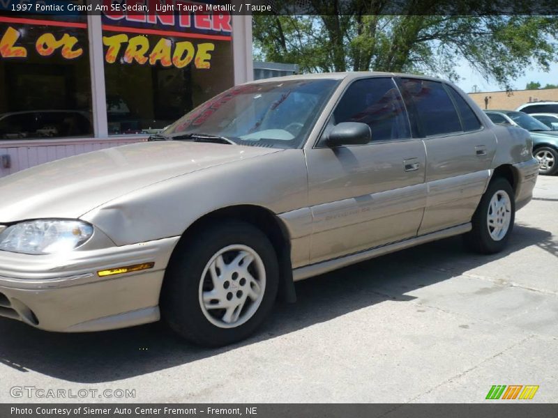 Light Taupe Metallic / Taupe 1997 Pontiac Grand Am SE Sedan