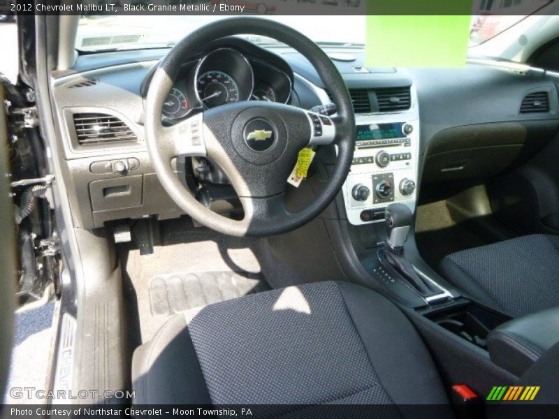 Black Granite Metallic / Ebony 2012 Chevrolet Malibu LT