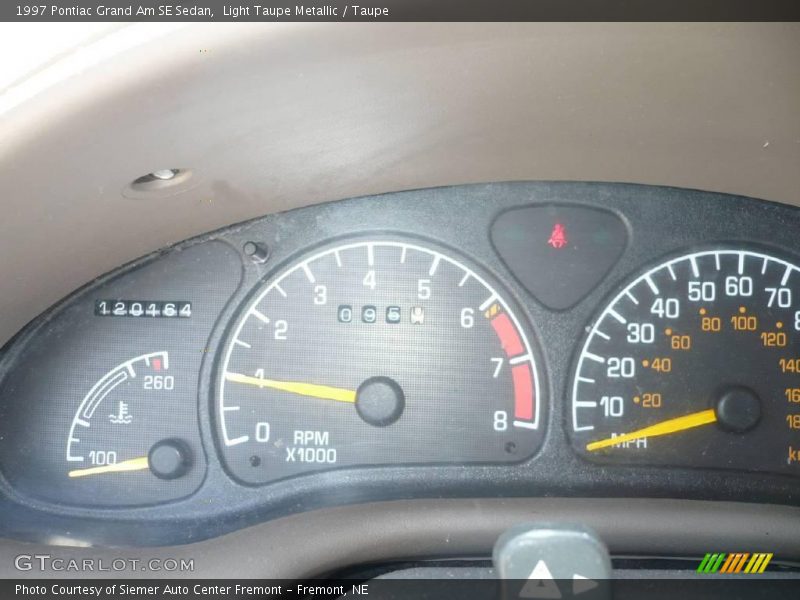 Light Taupe Metallic / Taupe 1997 Pontiac Grand Am SE Sedan