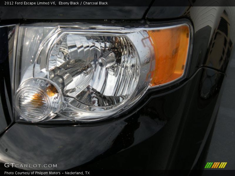 Ebony Black / Charcoal Black 2012 Ford Escape Limited V6