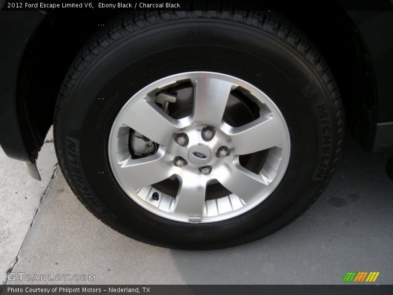 Ebony Black / Charcoal Black 2012 Ford Escape Limited V6