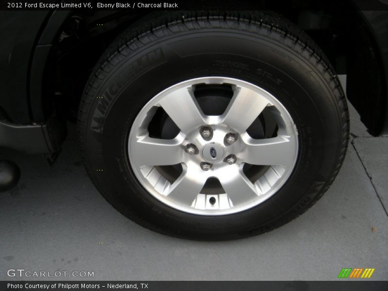 Ebony Black / Charcoal Black 2012 Ford Escape Limited V6