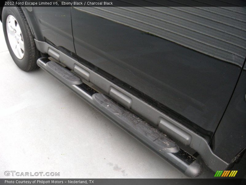 Ebony Black / Charcoal Black 2012 Ford Escape Limited V6
