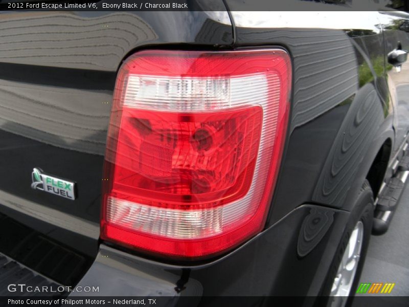 Ebony Black / Charcoal Black 2012 Ford Escape Limited V6
