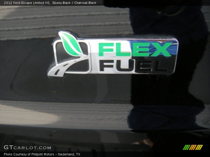Ebony Black / Charcoal Black 2012 Ford Escape Limited V6
