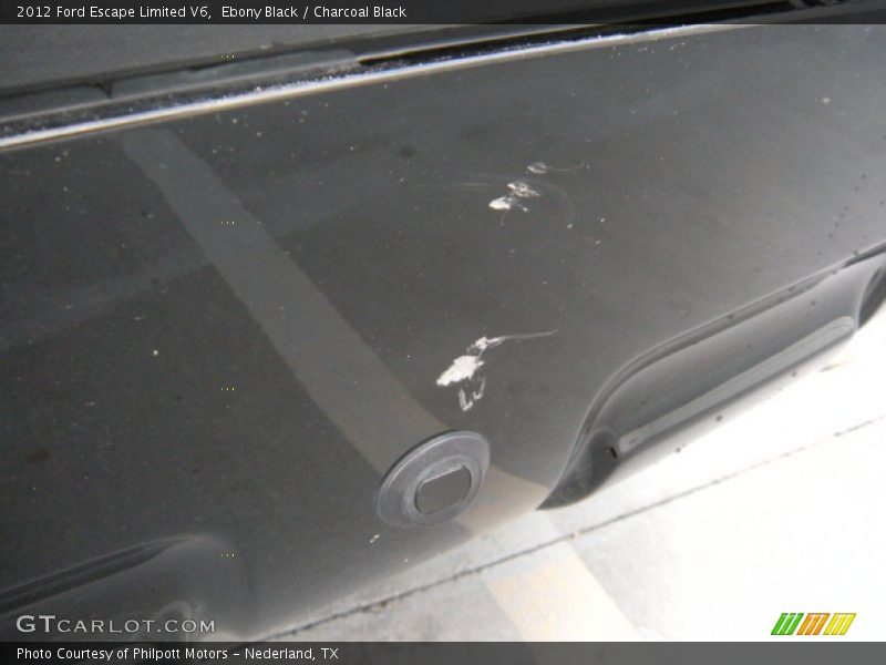 Ebony Black / Charcoal Black 2012 Ford Escape Limited V6