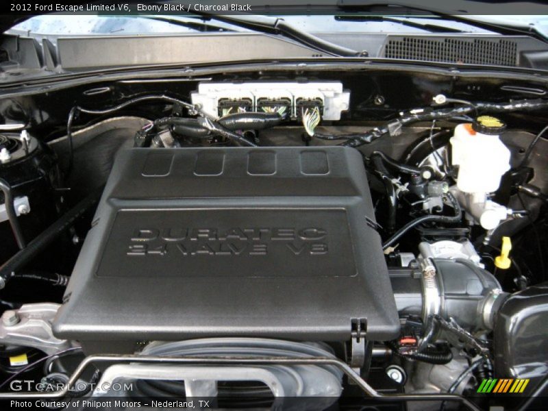 Ebony Black / Charcoal Black 2012 Ford Escape Limited V6