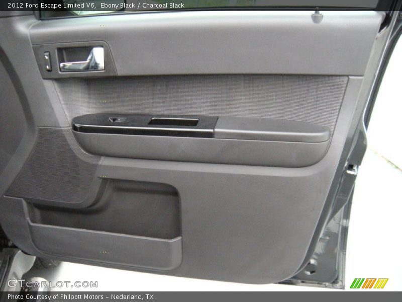 Ebony Black / Charcoal Black 2012 Ford Escape Limited V6