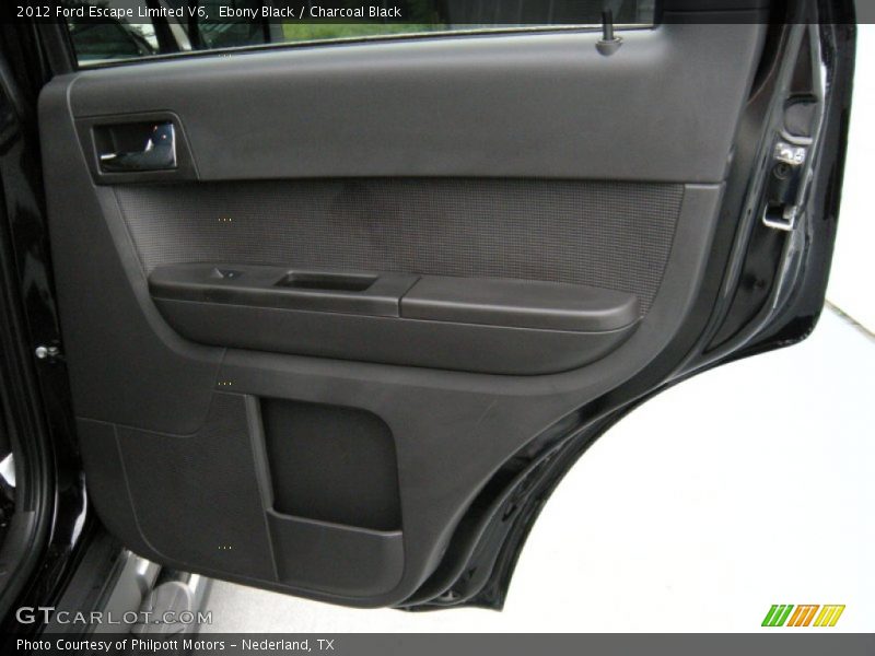 Ebony Black / Charcoal Black 2012 Ford Escape Limited V6