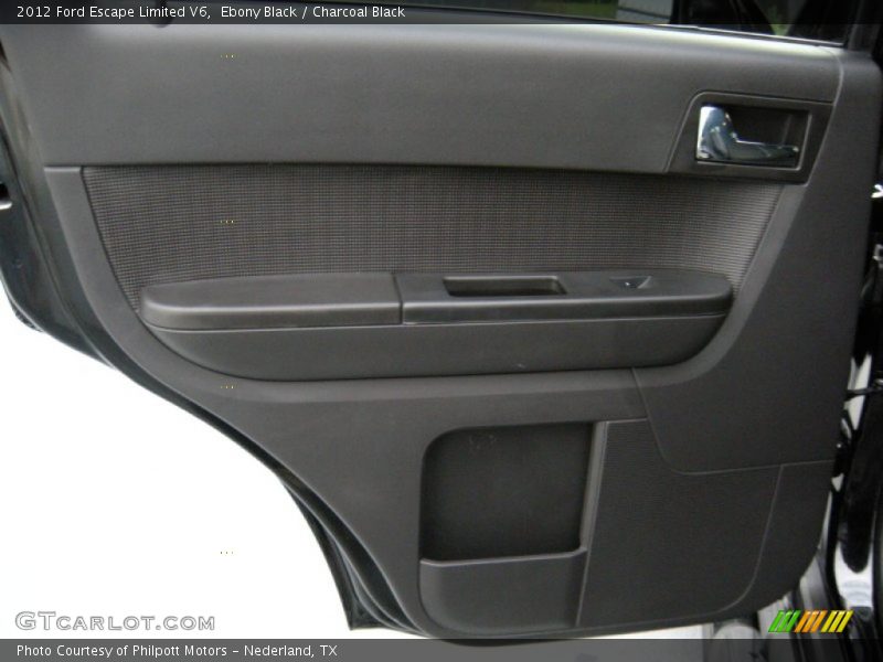 Ebony Black / Charcoal Black 2012 Ford Escape Limited V6