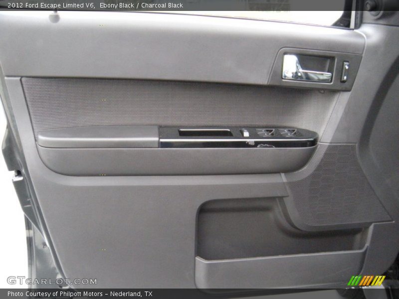 Ebony Black / Charcoal Black 2012 Ford Escape Limited V6