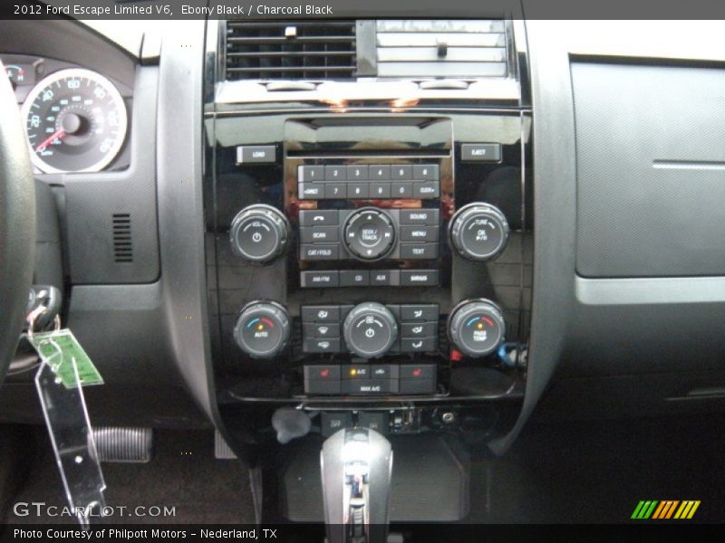 Ebony Black / Charcoal Black 2012 Ford Escape Limited V6