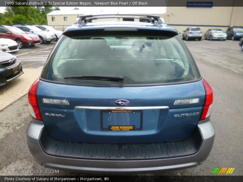 Newport Blue Pearl / Off Black 2009 Subaru Outback 2.5i Special Edition Wagon