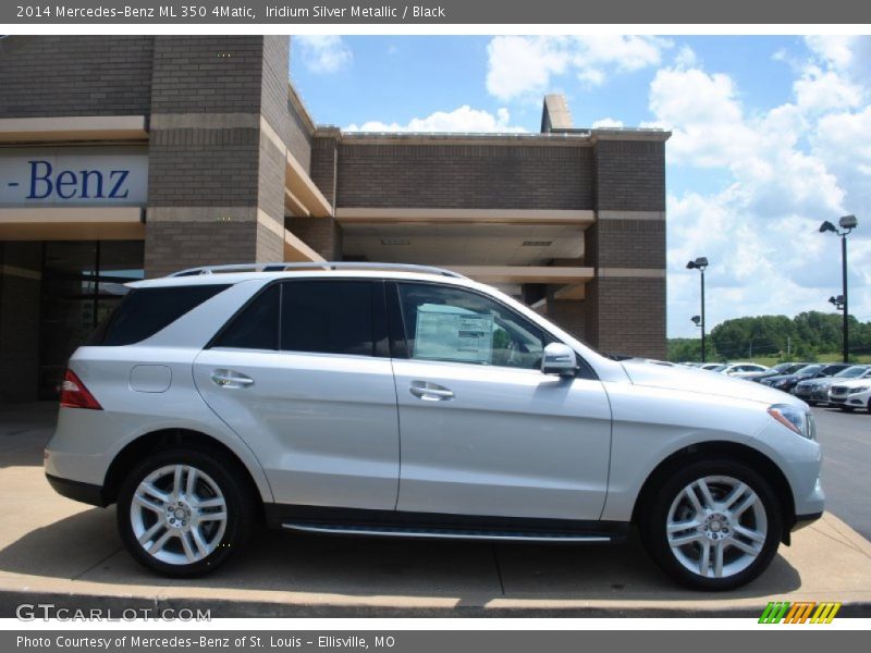 Iridium Silver Metallic / Black 2014 Mercedes-Benz ML 350 4Matic