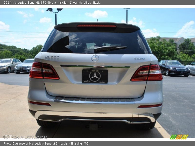 Iridium Silver Metallic / Black 2014 Mercedes-Benz ML 350 4Matic