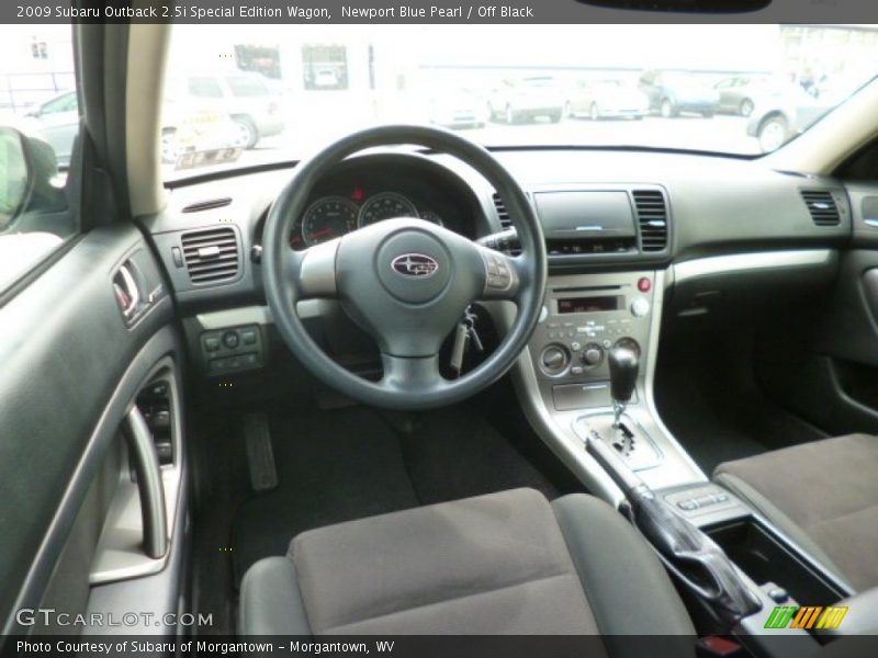 Newport Blue Pearl / Off Black 2009 Subaru Outback 2.5i Special Edition Wagon