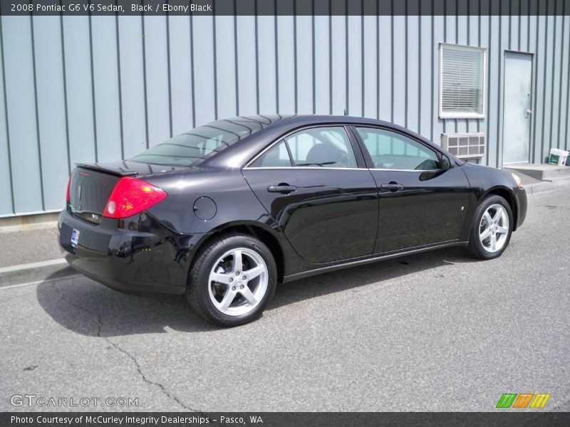 Black / Ebony Black 2008 Pontiac G6 V6 Sedan