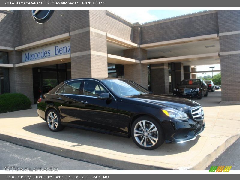 Black / Black 2014 Mercedes-Benz E 350 4Matic Sedan