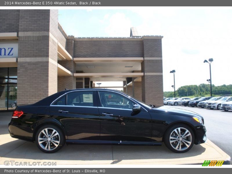 Black / Black 2014 Mercedes-Benz E 350 4Matic Sedan