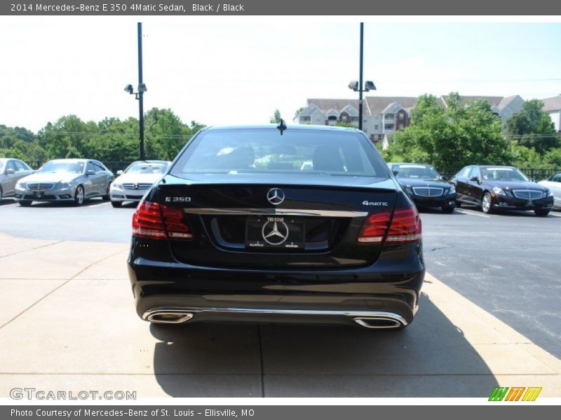 Black / Black 2014 Mercedes-Benz E 350 4Matic Sedan