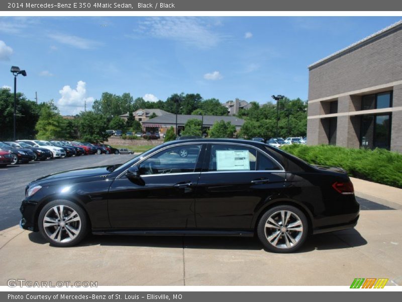 Black / Black 2014 Mercedes-Benz E 350 4Matic Sedan