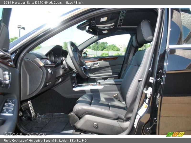 Black / Black 2014 Mercedes-Benz E 350 4Matic Sedan