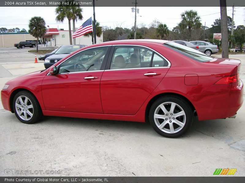 Milano Red / Parchment 2004 Acura TSX Sedan
