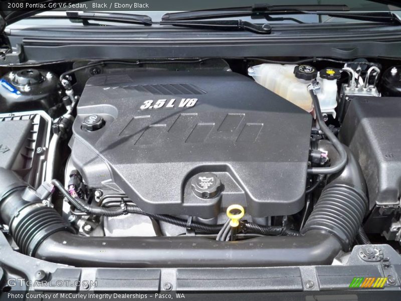Black / Ebony Black 2008 Pontiac G6 V6 Sedan