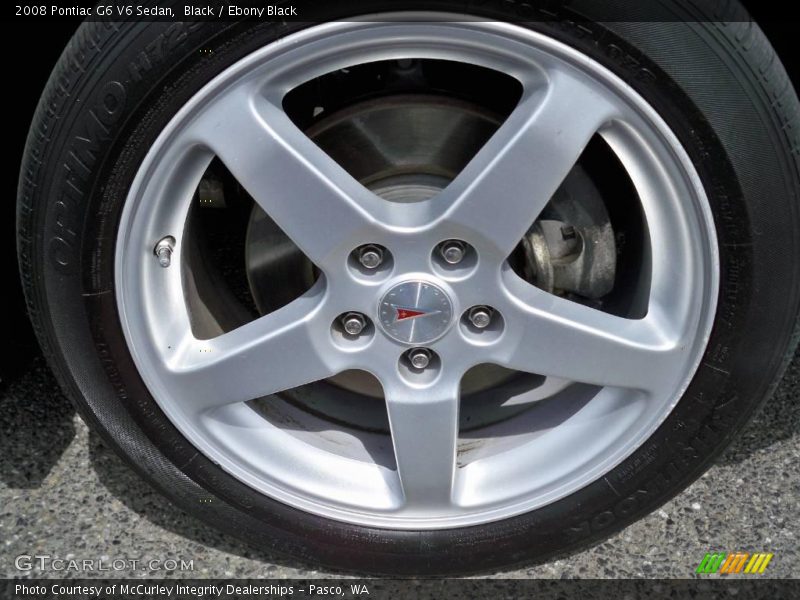 Black / Ebony Black 2008 Pontiac G6 V6 Sedan