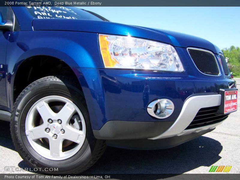 Deep Blue Metallic / Ebony 2008 Pontiac Torrent AWD