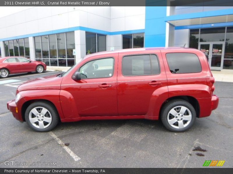 Crystal Red Metallic Tintcoat / Ebony 2011 Chevrolet HHR LS