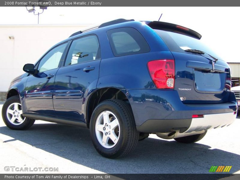 Deep Blue Metallic / Ebony 2008 Pontiac Torrent AWD