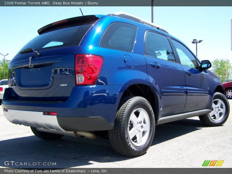 Deep Blue Metallic / Ebony 2008 Pontiac Torrent AWD
